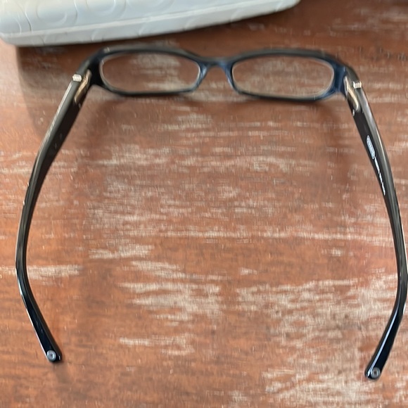 Coach Roberta black 843 eyeglasses with white hard logo sig c case - Picture 13 of 16
